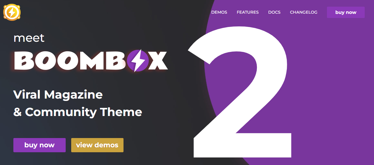 Boombox - motyw komiksu wordpress