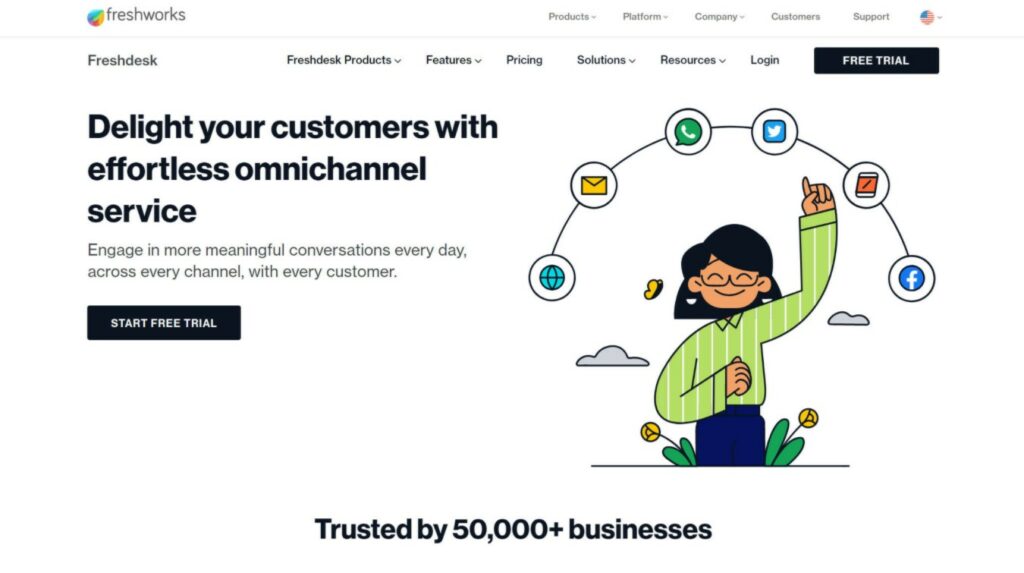 Freshdesk Kundenservice-Software