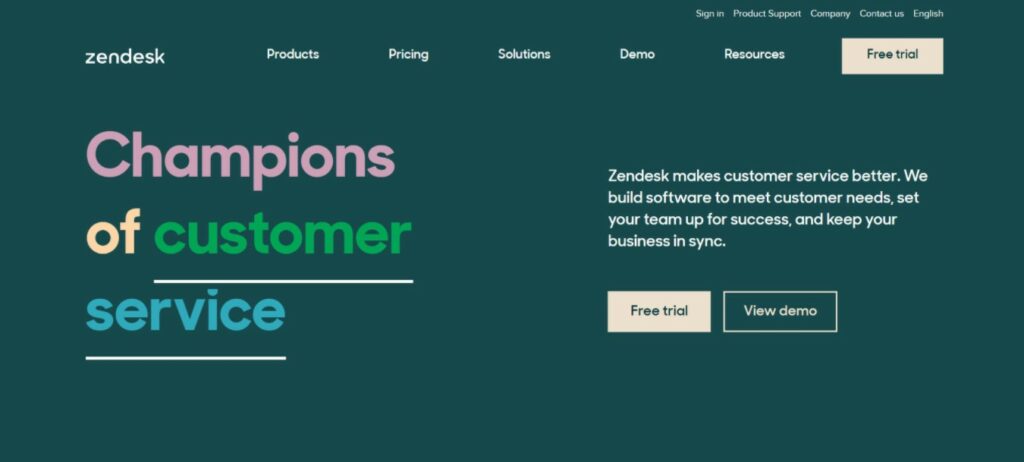 Kundenservice-Software von Zendesk