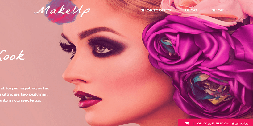 Make-up-das beste kostenlose WordPress-Thema für Make-up-Künstler