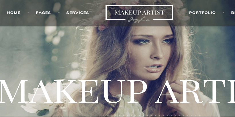 Make-up-Künstler-Profi-bestes-kostenloses-WordPress-Thema-für-Make-up-Künstler