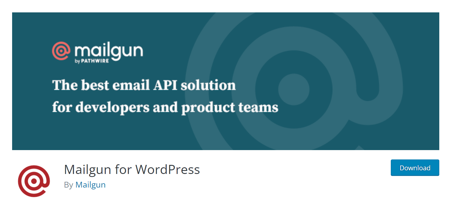 7 أفضل ملحقات WordPress SMTP لتحسين إمكانية تسليم البريد الإلكتروني في عام 2022 7 Mailgun SMTP Plugin