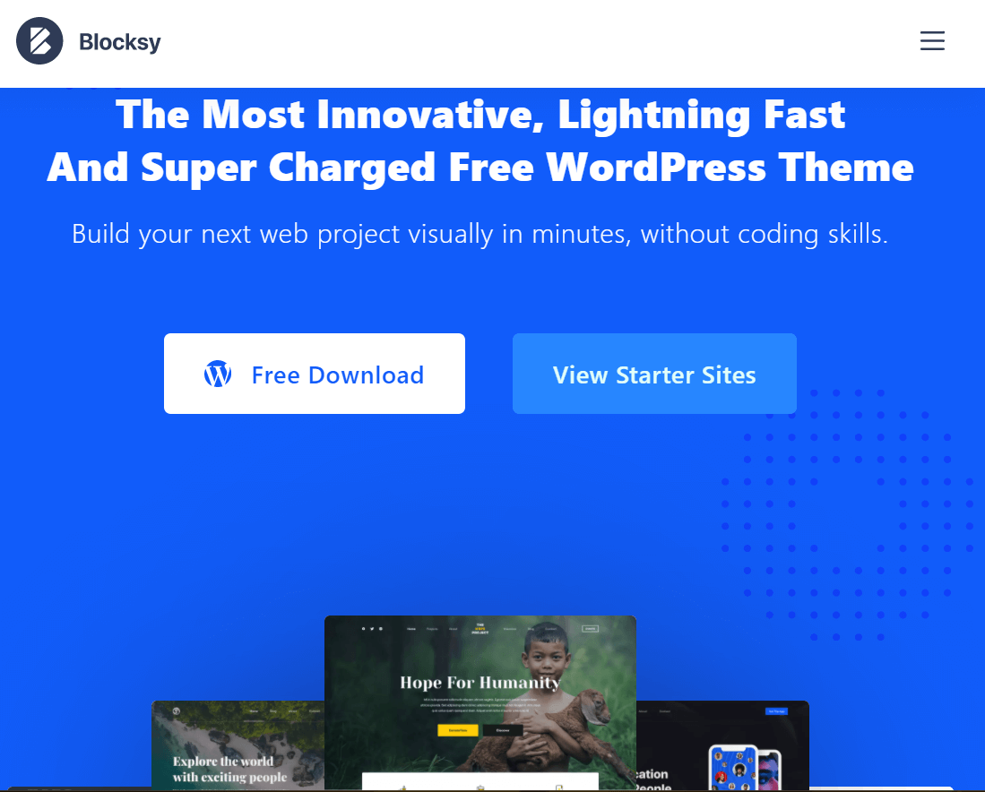 Die 10 besten WordPress-Themes für persönliche Websites (kostenlose Themes) 4 Blocksy WordPress Theme