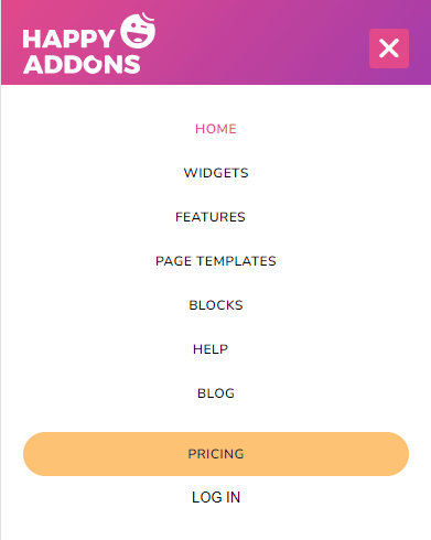 كيفية إنشاء قائمة في ووردبريس (3 طرق سهلة) 5 Hamburger Navigation Menu