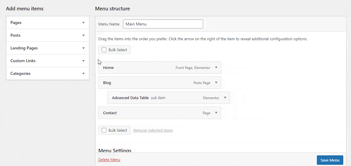 كيفية إنشاء قائمة في ووردبريس (3 طرق سهلة) 16 How to Add Posts to the Menu