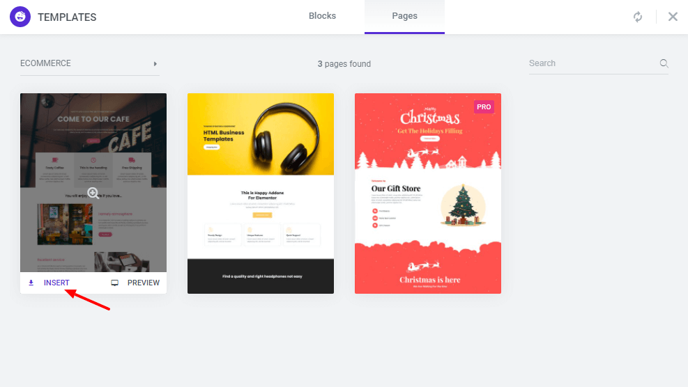 Cum să utilizați biblioteca de șabloane Happy Addons pentru site-ul web Elementor 12 Install Ecommerce Template