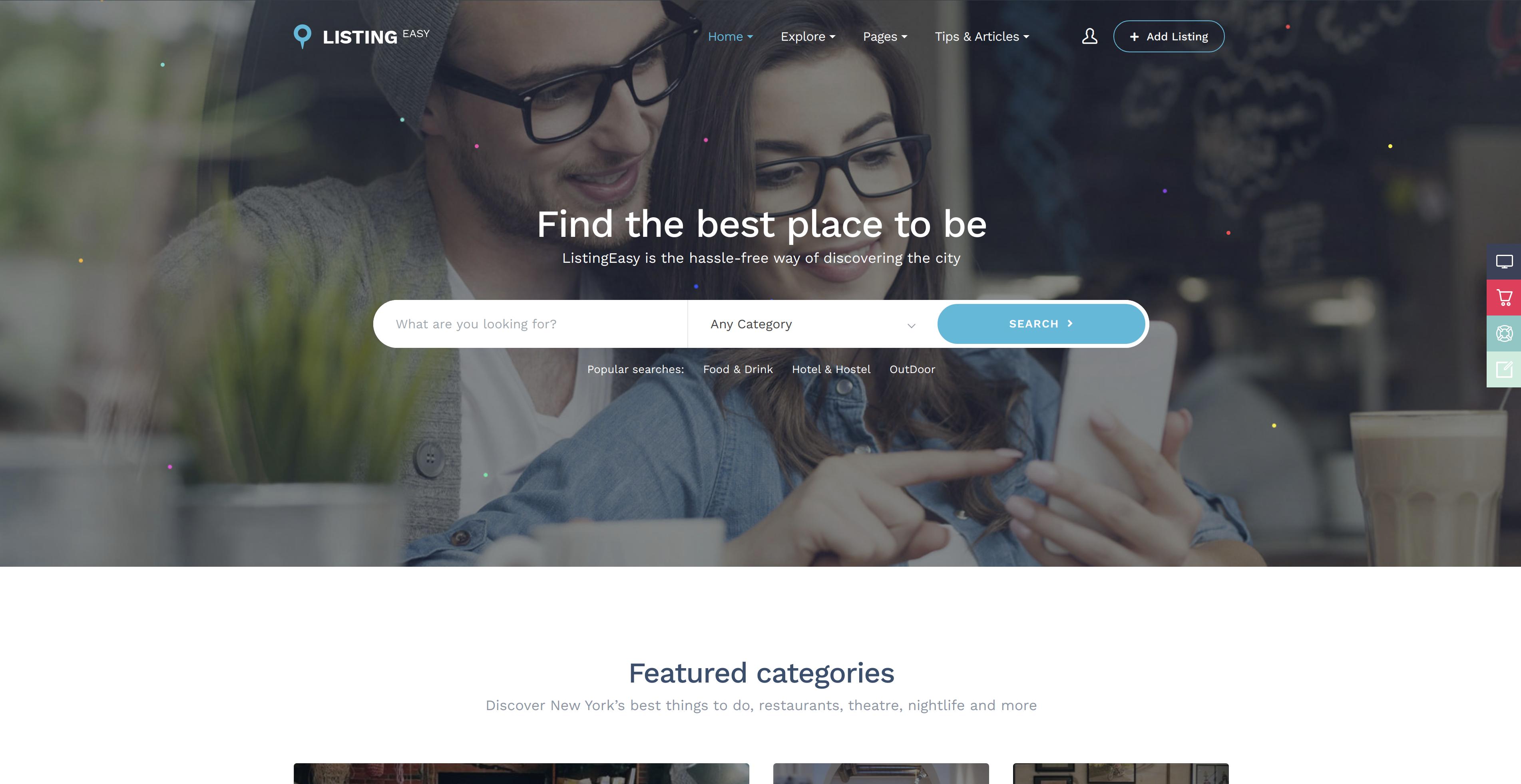 классифицированная тема wordpress
