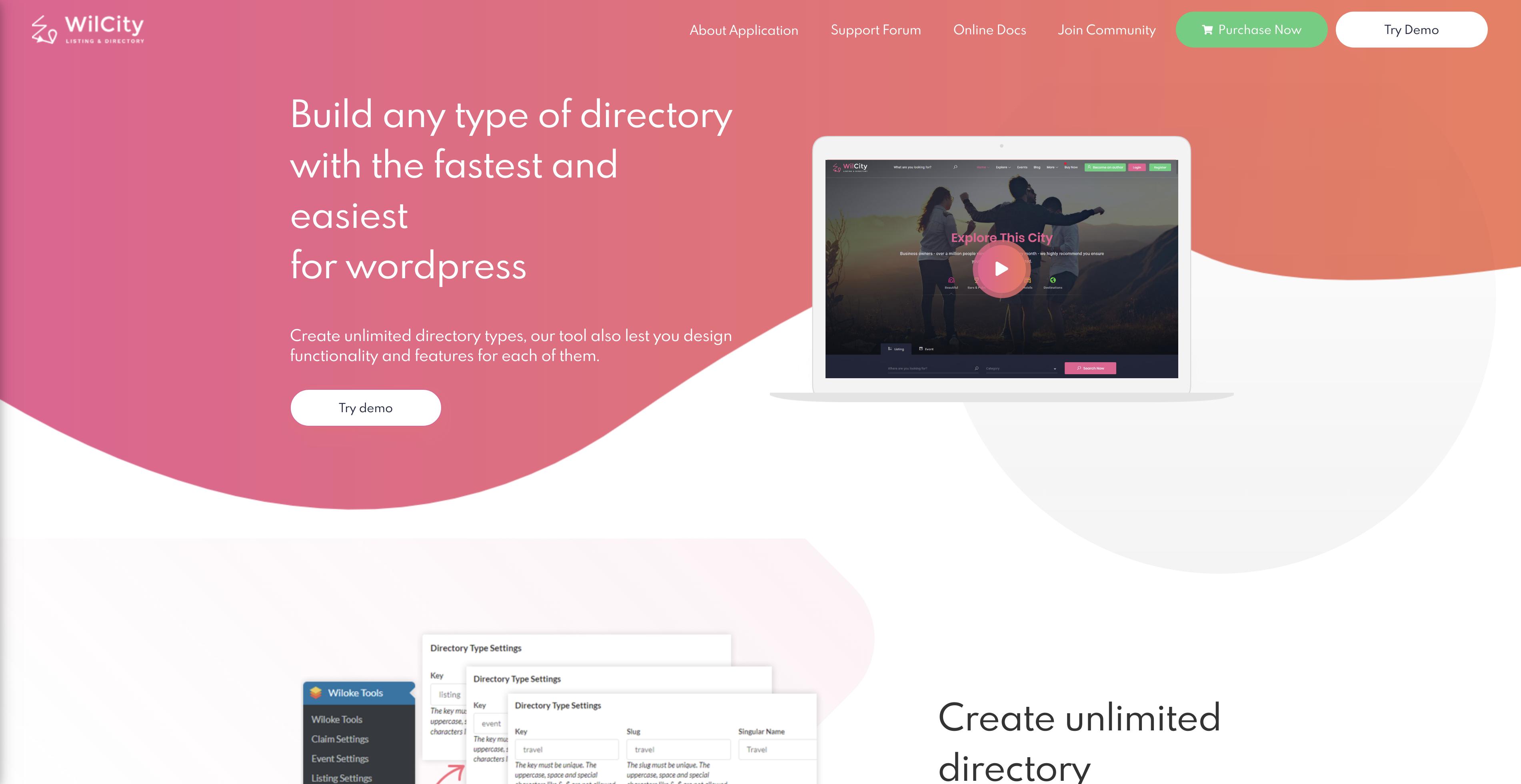 шаблон бизнес-каталога wordpress