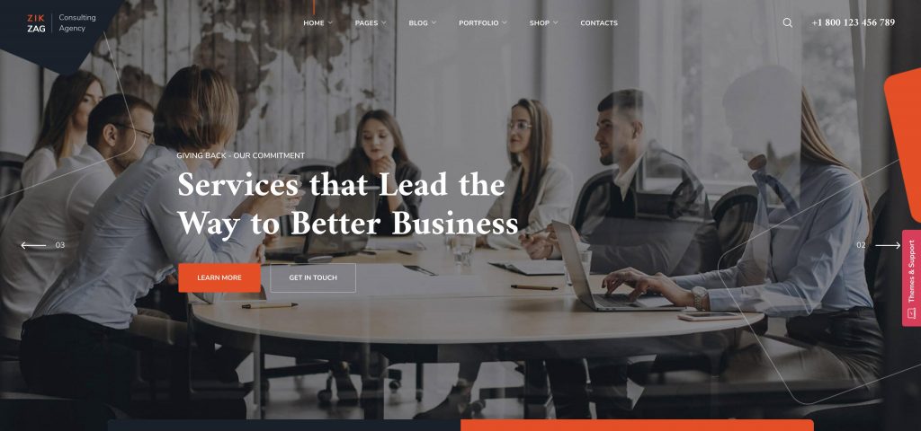tema wordpress situs web konsultasi