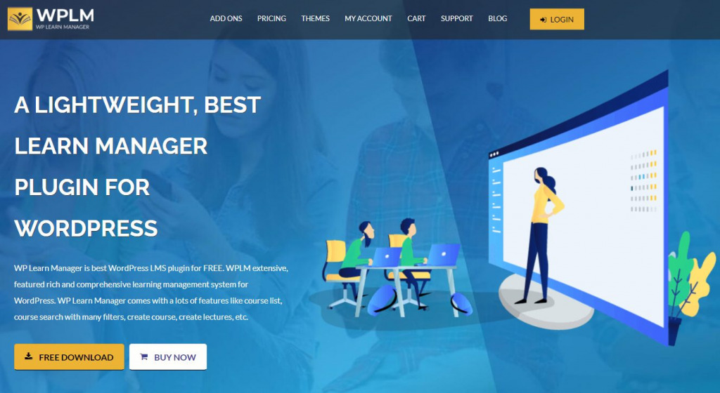 WP Learn Manager - ปลั๊กอิน WordPress LMS
