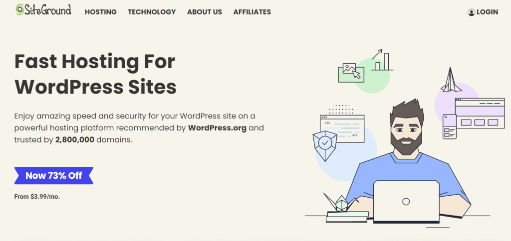 Siteground - โฮสติ้งที่ดีที่สุดสำหรับเว็บไซต์ลับ
