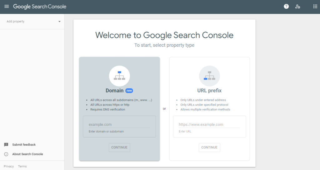 Conecte seu site WordPress ao Google Search Console