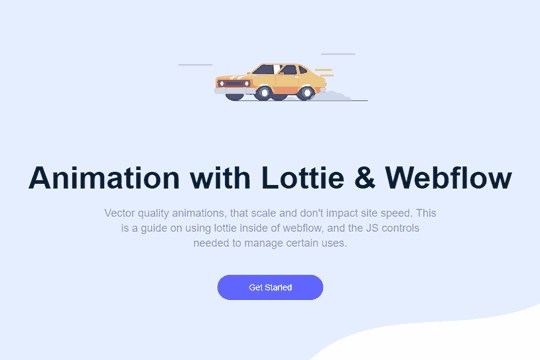 دليل الرسوم المتحركة Lottie SVG بواسطة Flowbase | Flowbase
