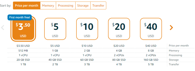 โฮสต์ระบบโทรศัพท์ 3CX ของคุณบน Amazon Lightsail