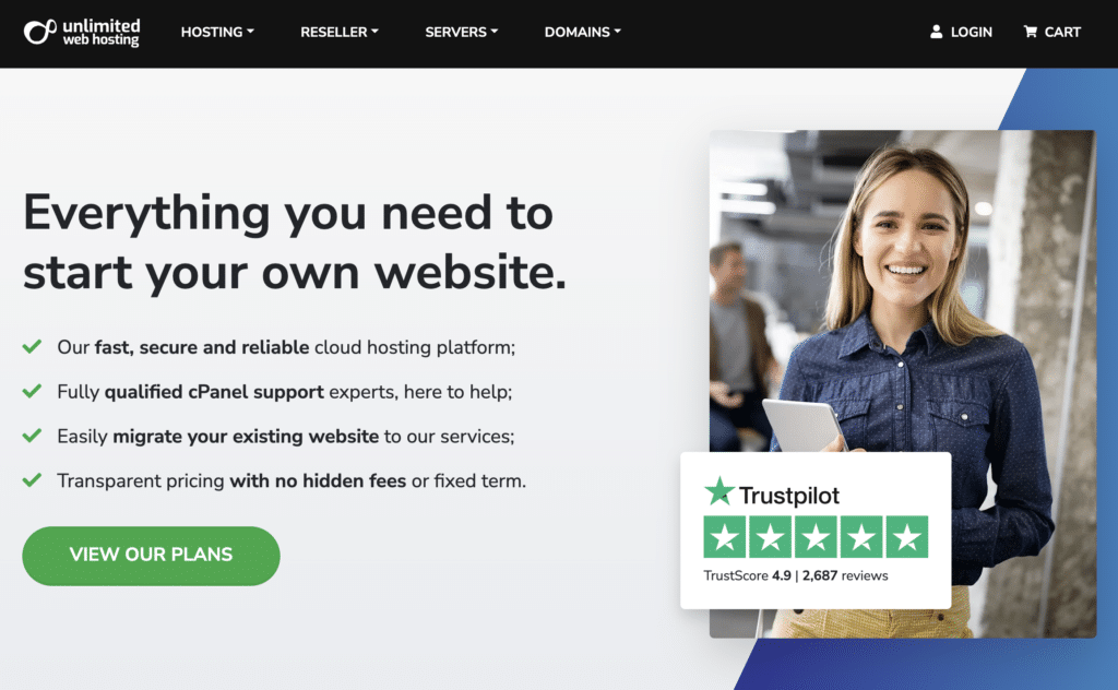 UnlimitedWebHosting untuk Inggris