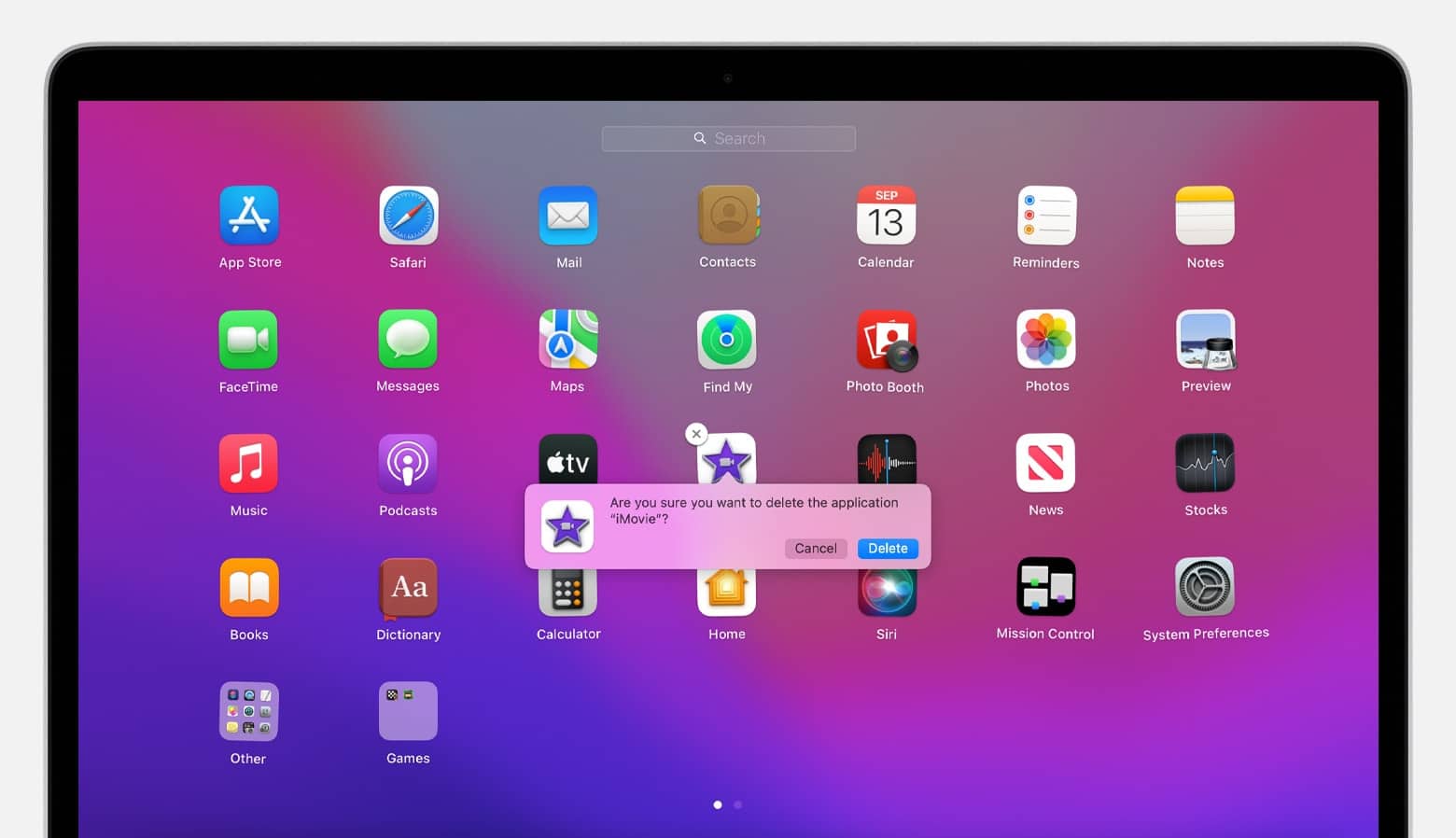Como desinstalar aplicativos usando o Launchpad