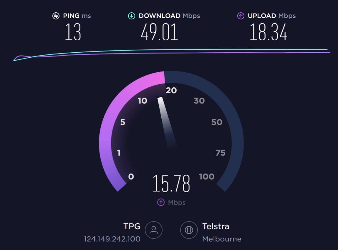 Como usar o Speed Test