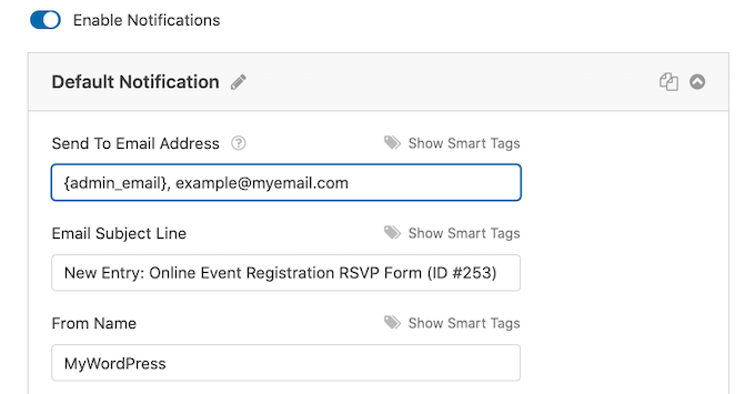 wpforms-email-настройки The WPForms form building plugin.