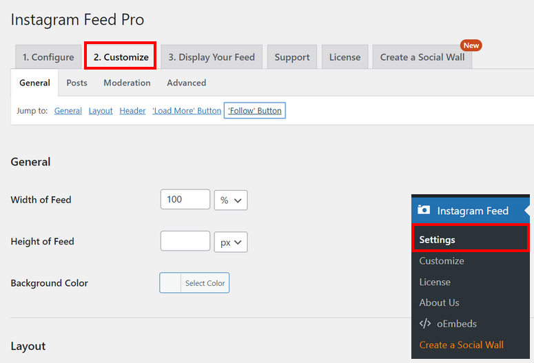 opções de personalização - IsItWP - Detector de temas WordPress gratuito customization options