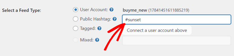 tipo de feed hastag - IsItWP - Detector de tema WordPress gratuito hastag feed type