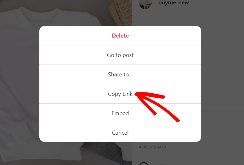 copiar o link do post - IsItWP - Detector de tema WordPress gratuito copy post link how to add instagram feed in wordpress