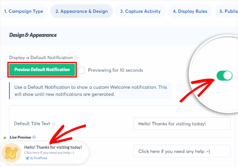 pemberitahuan default prevew - IsItWP - Detektor Tema WordPress Gratis prevew default notification