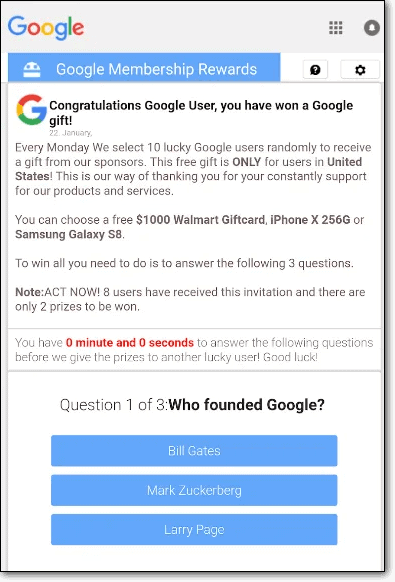 กลโกง google phishing