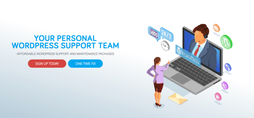 บริการสนับสนุน Fixrunner WordPress