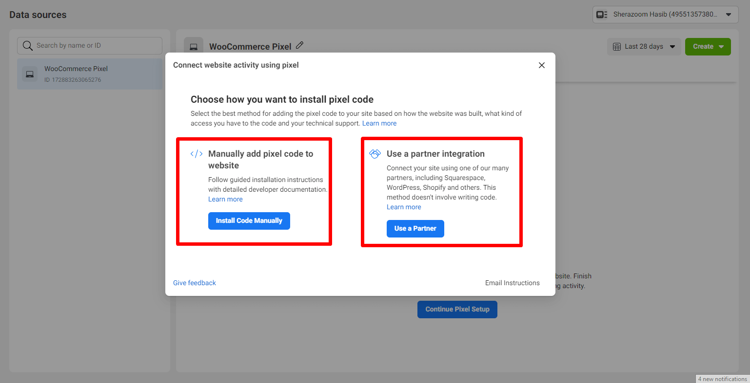 فيسبوك بكسل لـ WooCommerce
