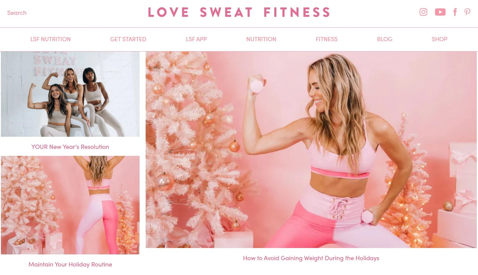El blog Love Sweat Fitness se encuentra en uno de los nichos de blogs más rentables; aptitud física