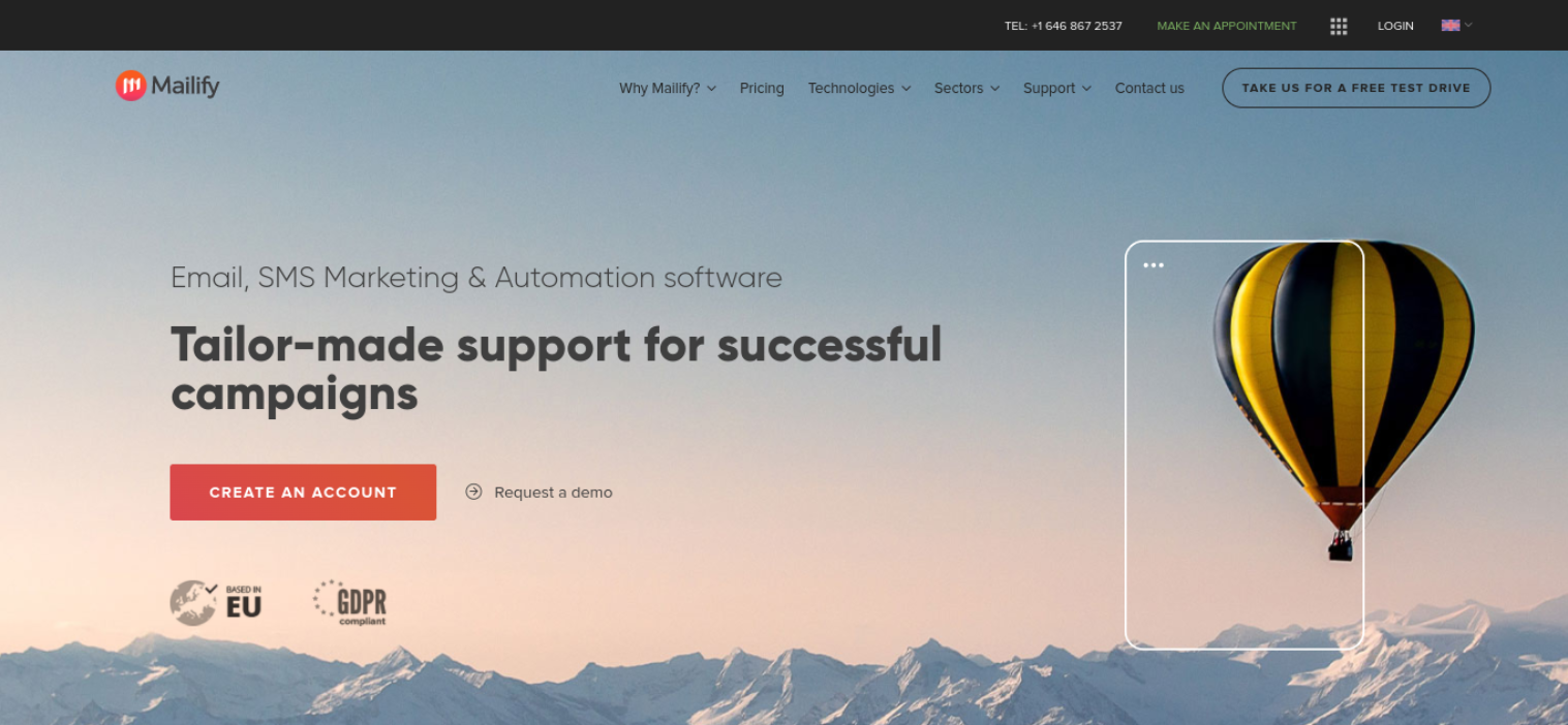 O site Mailify.
