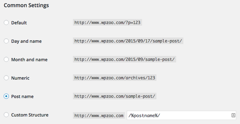 en iyi WordPress kalıcı bağlantı ayarı