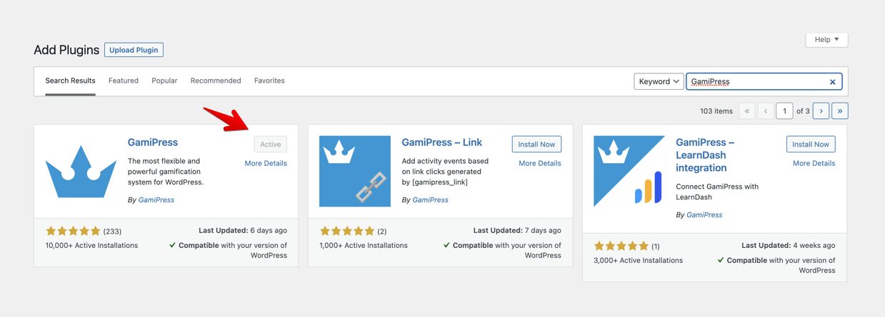 Learnpress gamipress добавить новые плагины