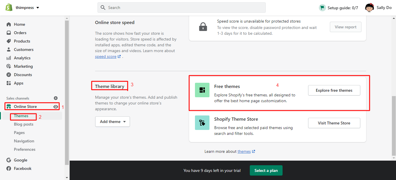 Shopify 팁 무료 테마