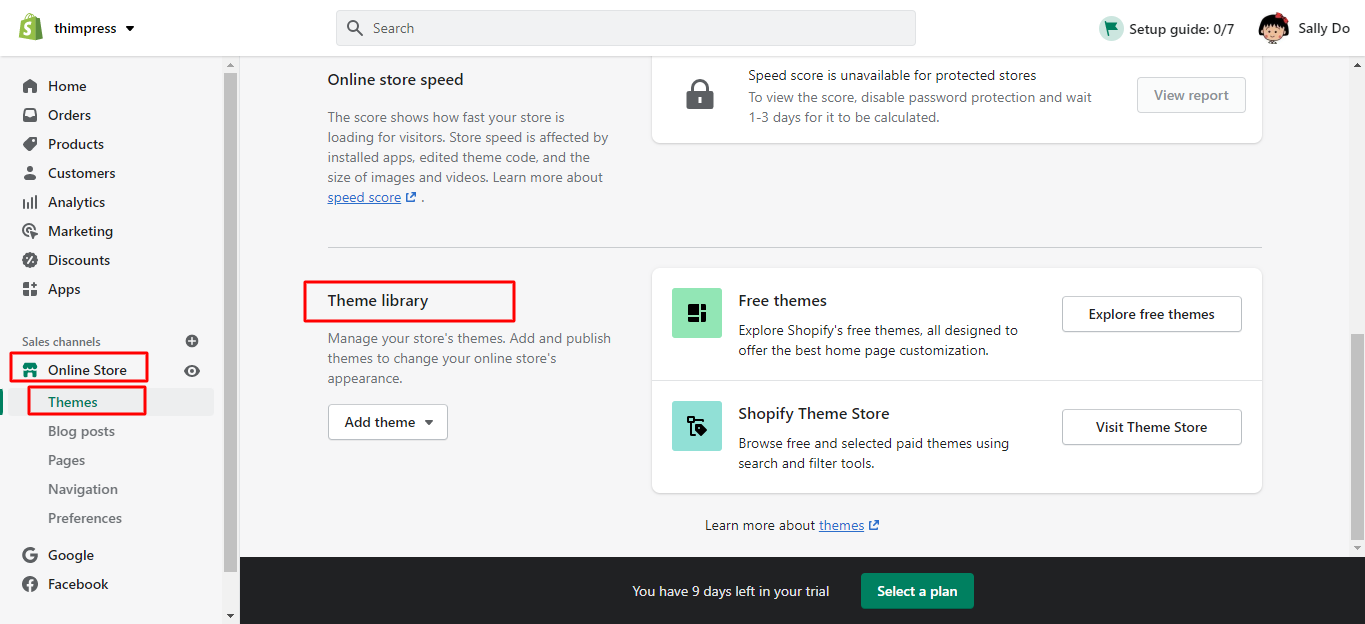 Shopify 팁 테마