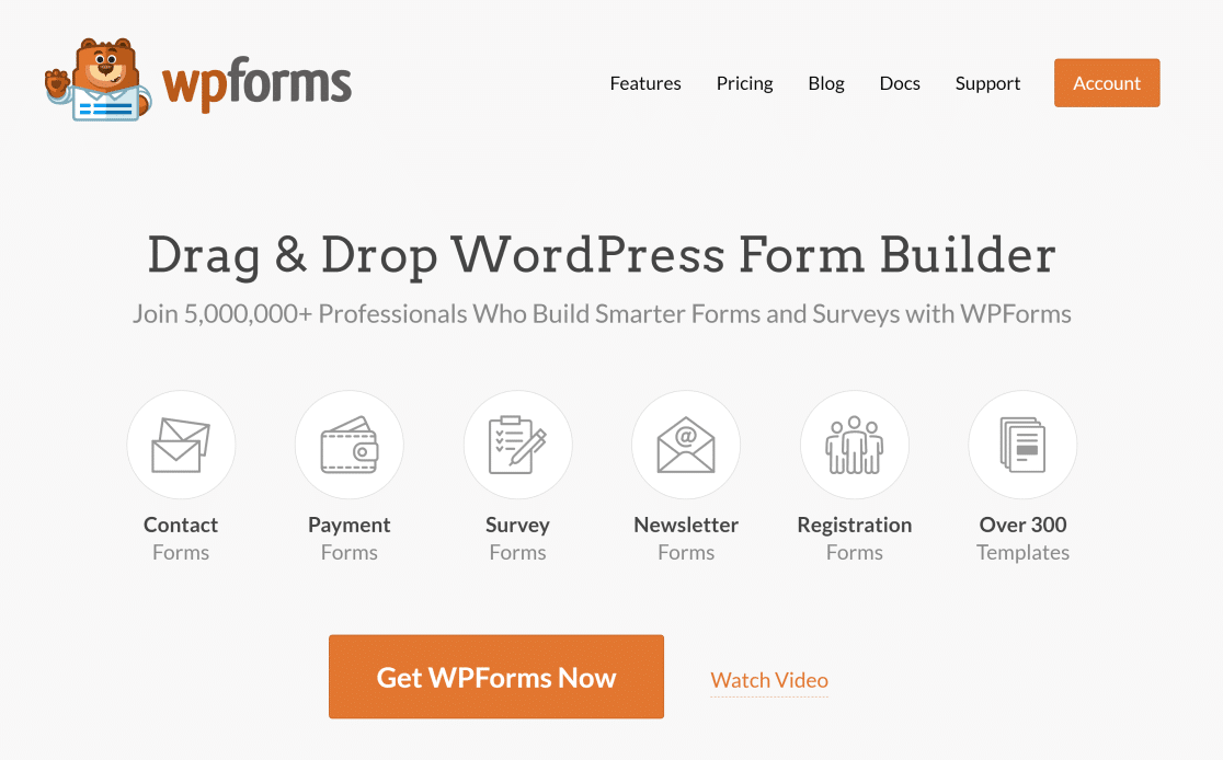 WPforms-ホーム