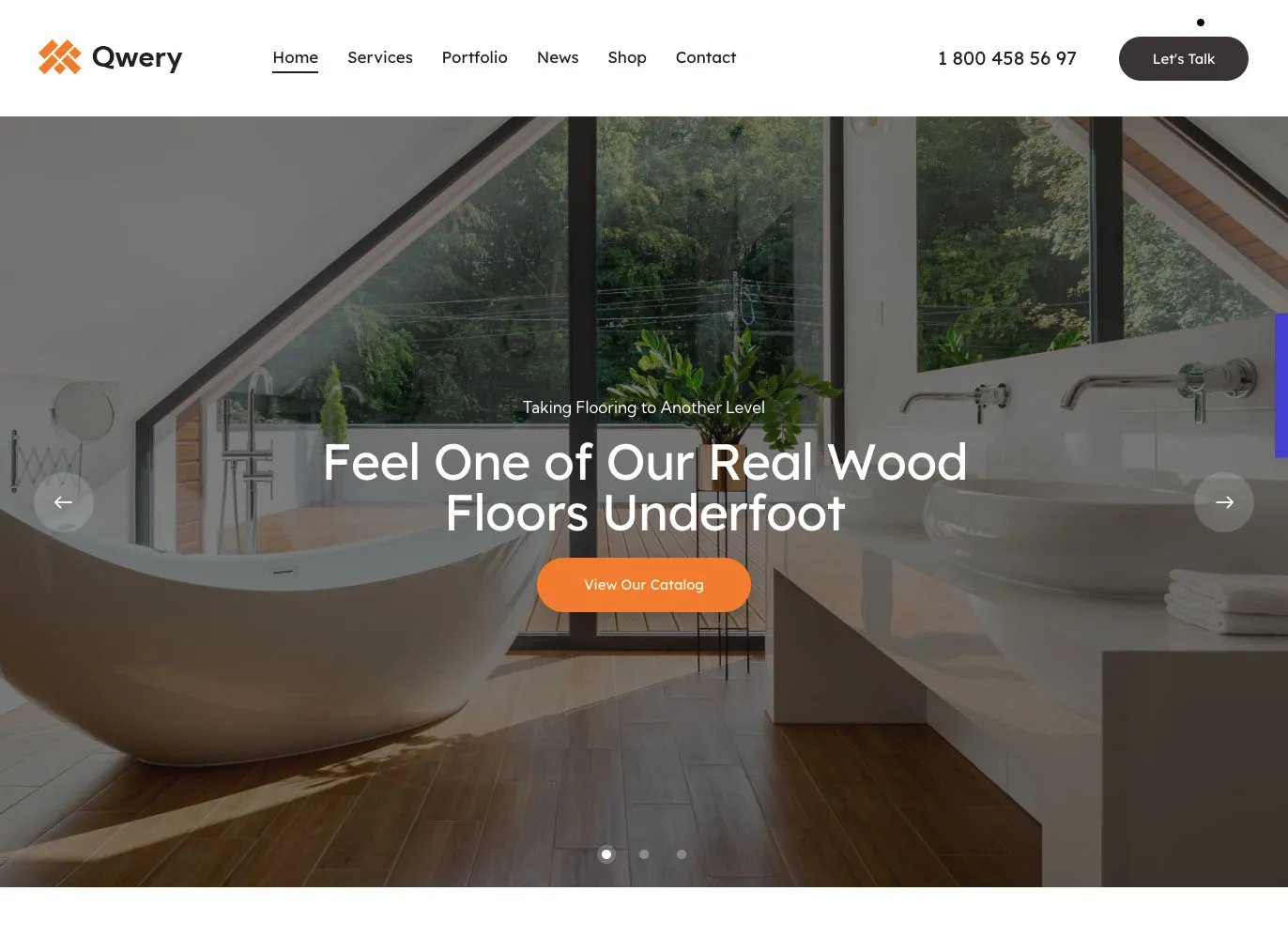 Qwery | Wielozadaniowy biznesowy motyw WordPress + RTL