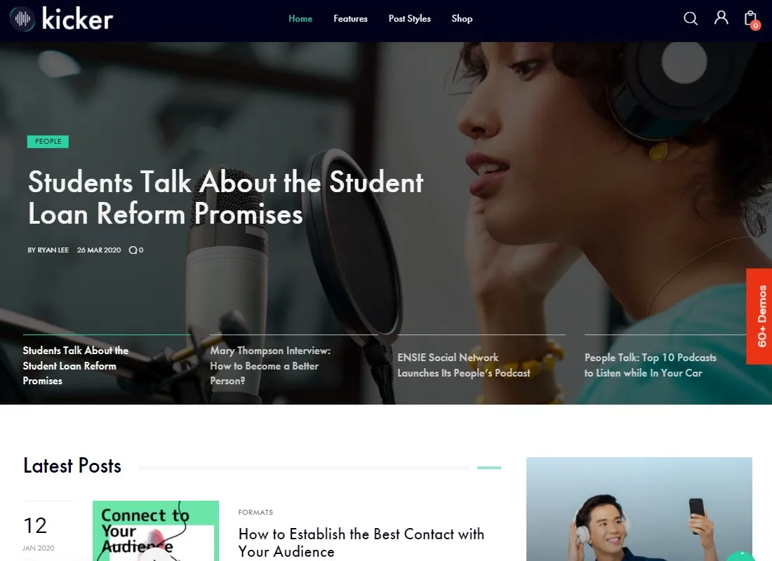 Kopacz | Uniwersalny Blog Magazine Motyw WordPress + Gutenberg