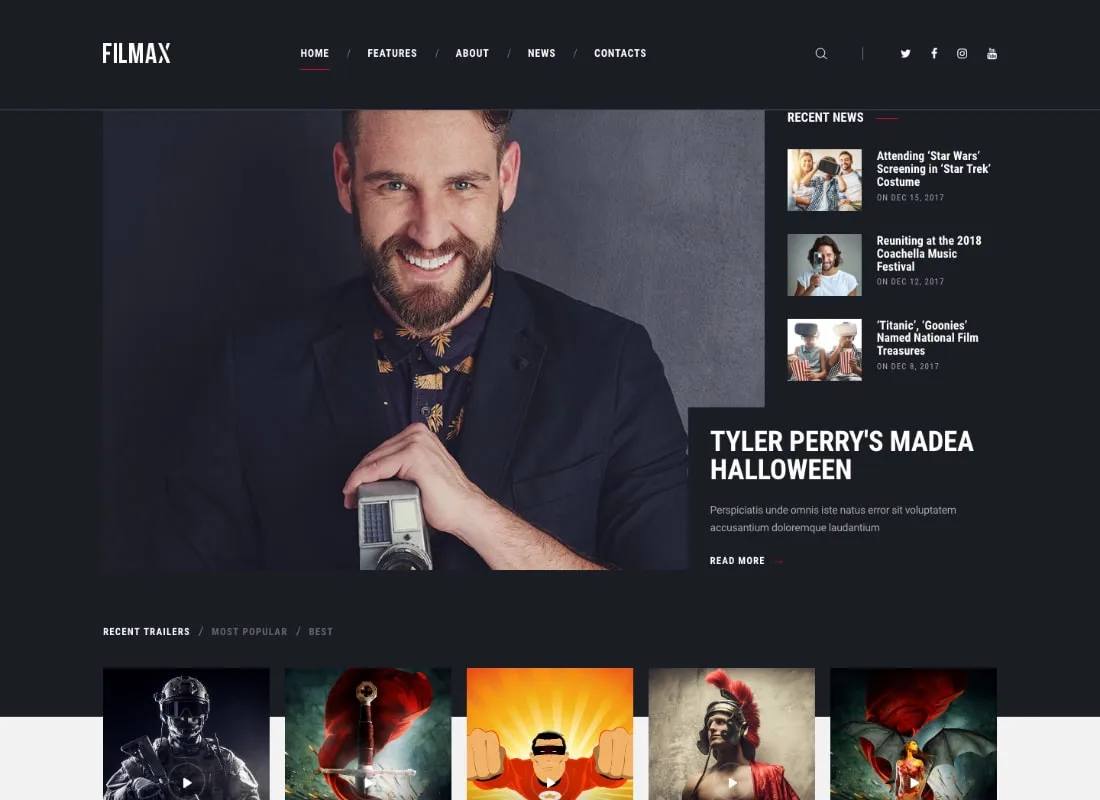 Filmax | Kino i film News Magazine Motyw WordPress