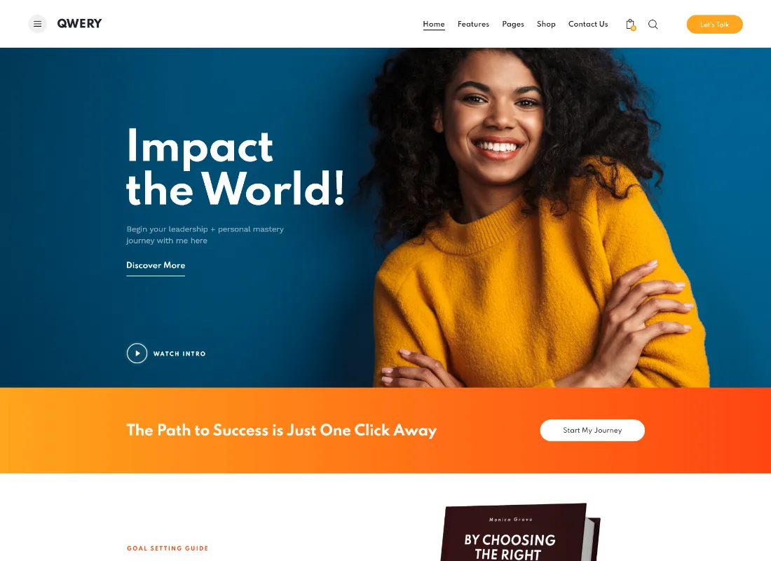 Qwery | Wielozadaniowy biznesowy motyw WordPress + RTL