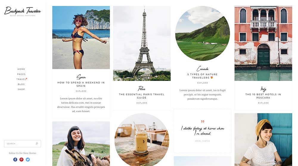 Ce este o postare pe blog și cum să o scrii ca un profesionist? 8 Backpack Traveler WordPress Theme