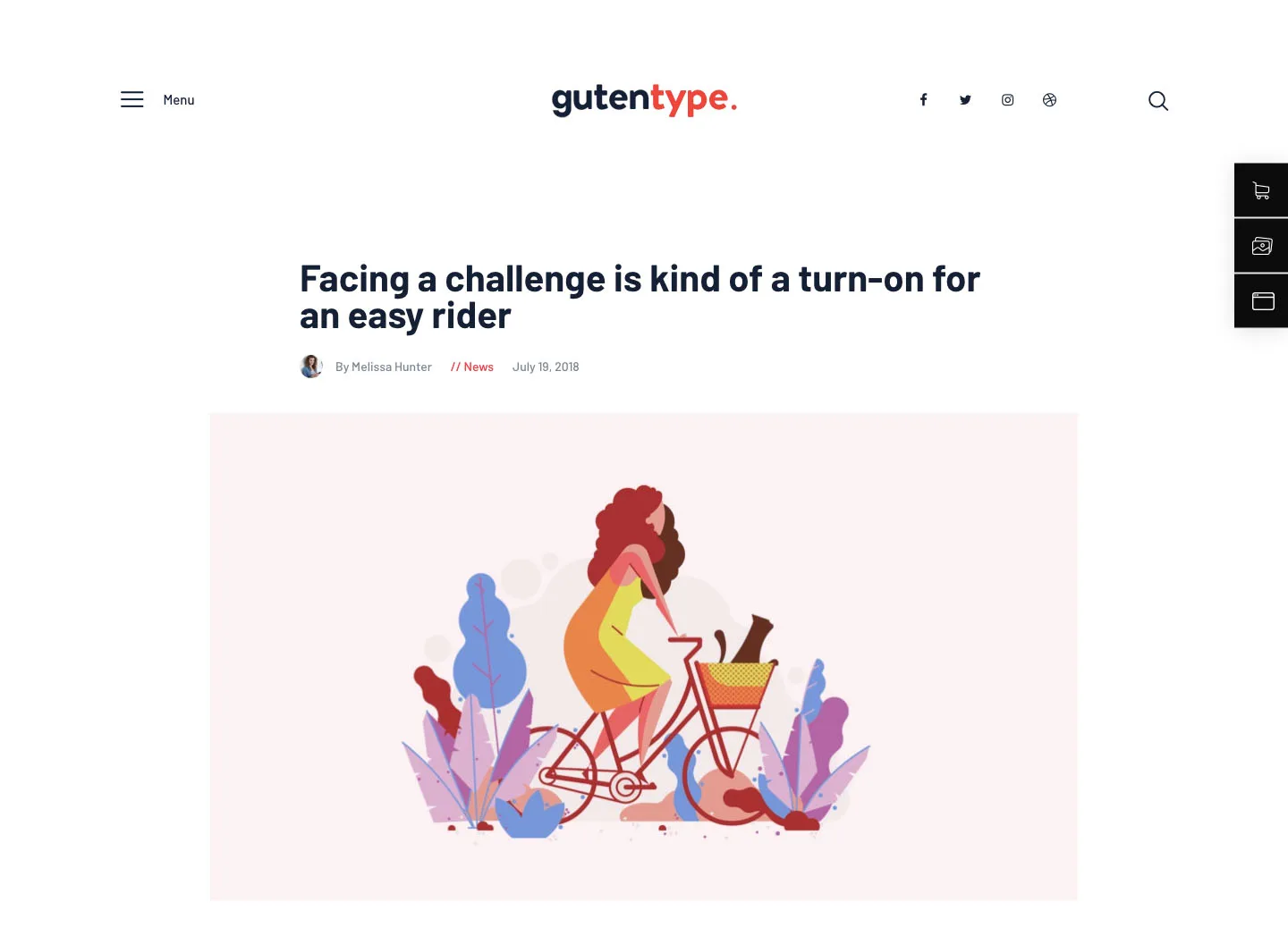 Typ Gutena | 100% Gutenberg Motyw WordPress dla nowoczesnego bloga + Elementor