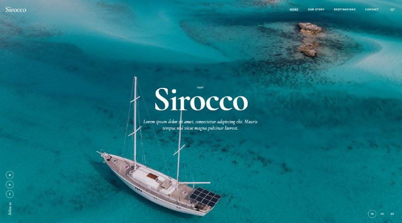 5+ 航海冒險 2 的頂級航海 WordPress 主題 Qi Theme sailing