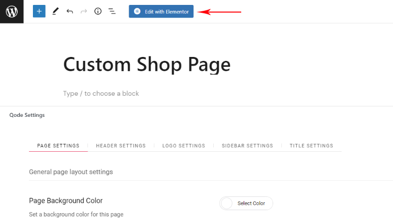 วิธีสร้าง Elementor WooCommerce Shop Page ของคุณเอง 3 Add new shop page