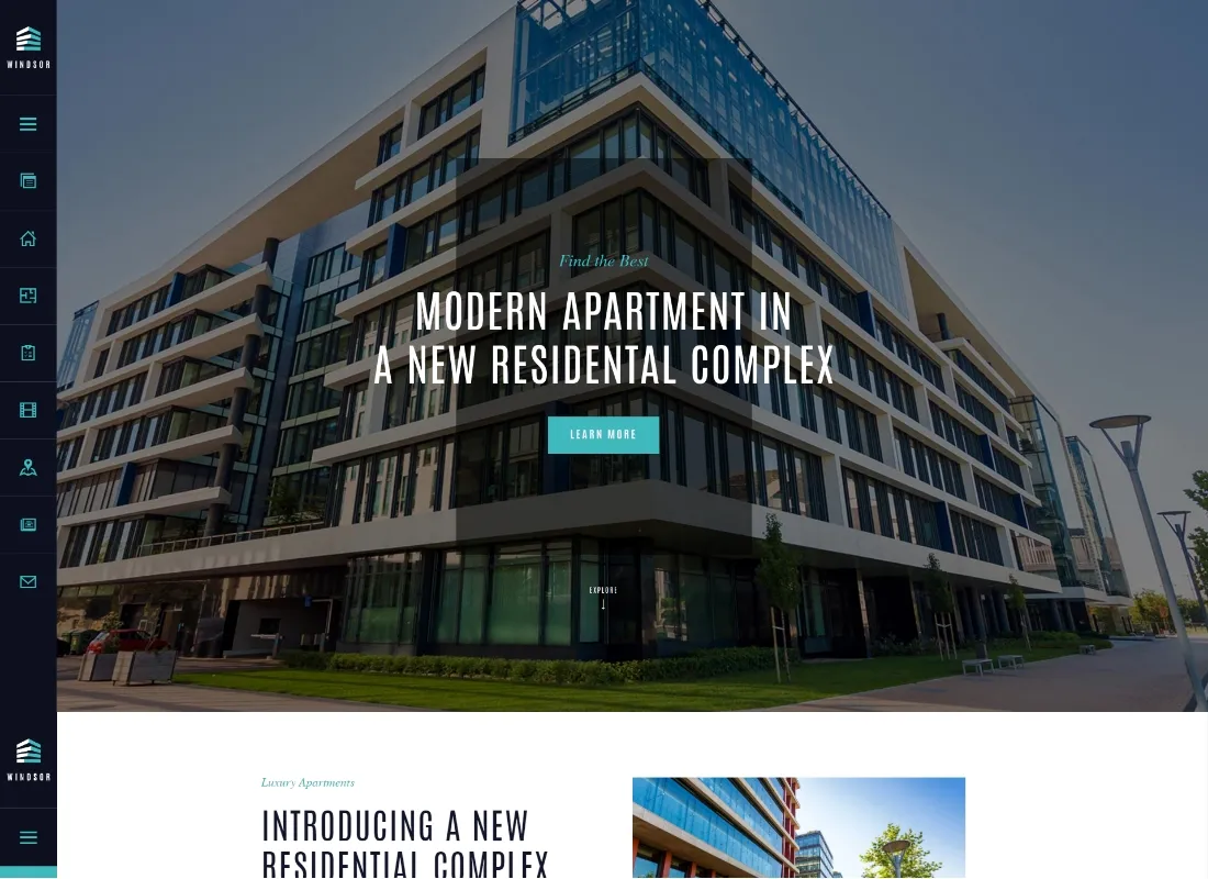 Windsor | Complex de apartamente / Tema WordPress cu o singură proprietate