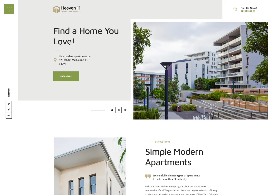 Raiul11 | Tema WordPress pentru proprietate și apartamente imobiliare