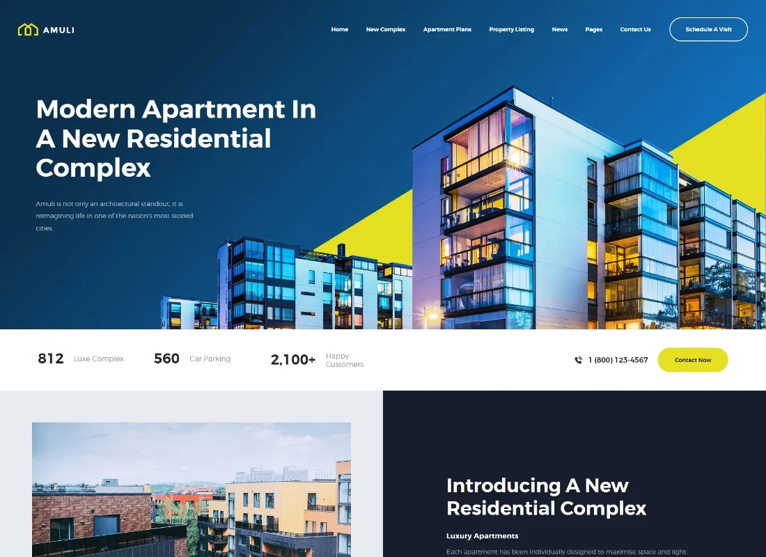 Amuli | Tema WordPress pentru Piața imobiliară și imobiliară