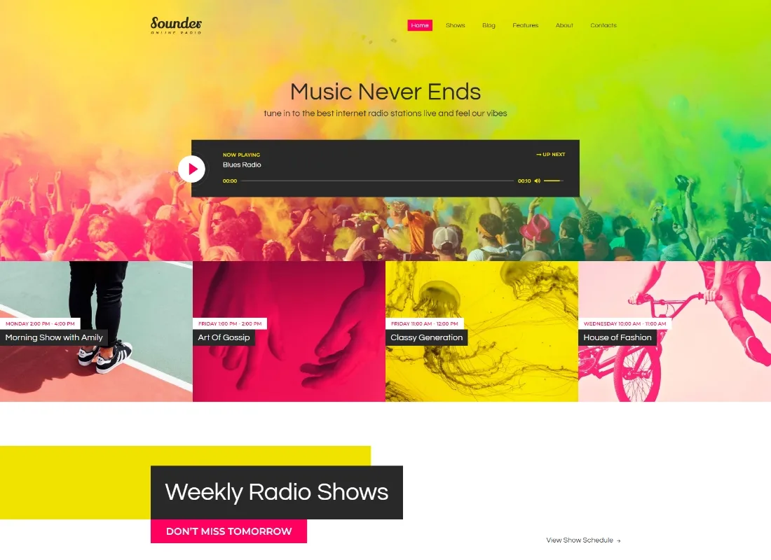 Sygnalizator | Internetowa stacja radiowa online Motyw WordPress + RTL