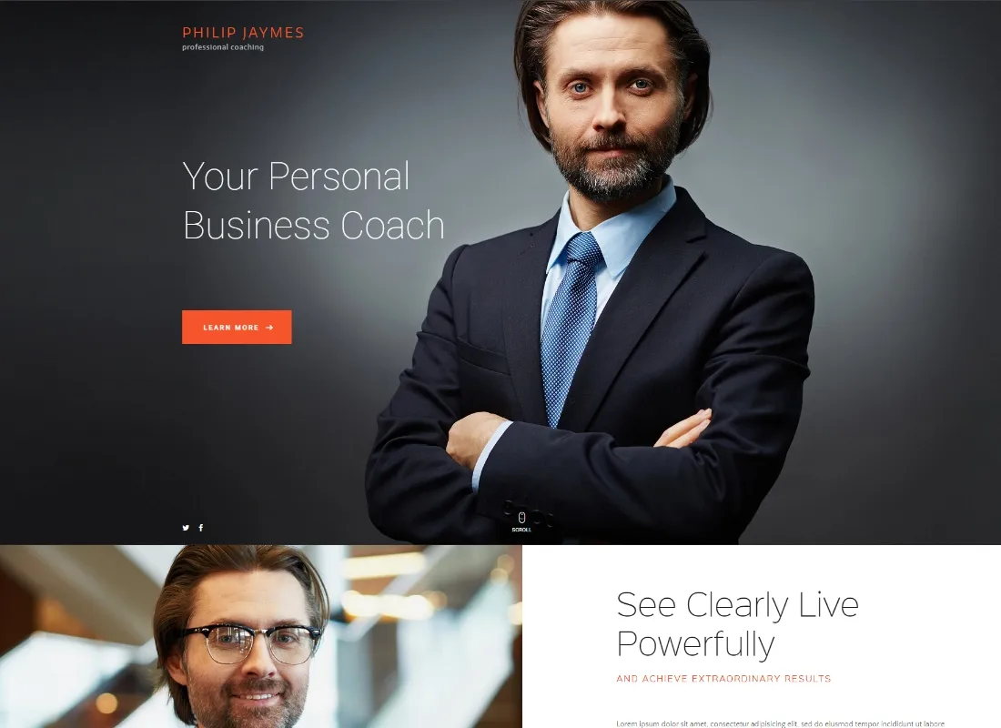PJ | Motyw WordPress na temat Life & Business Coaching