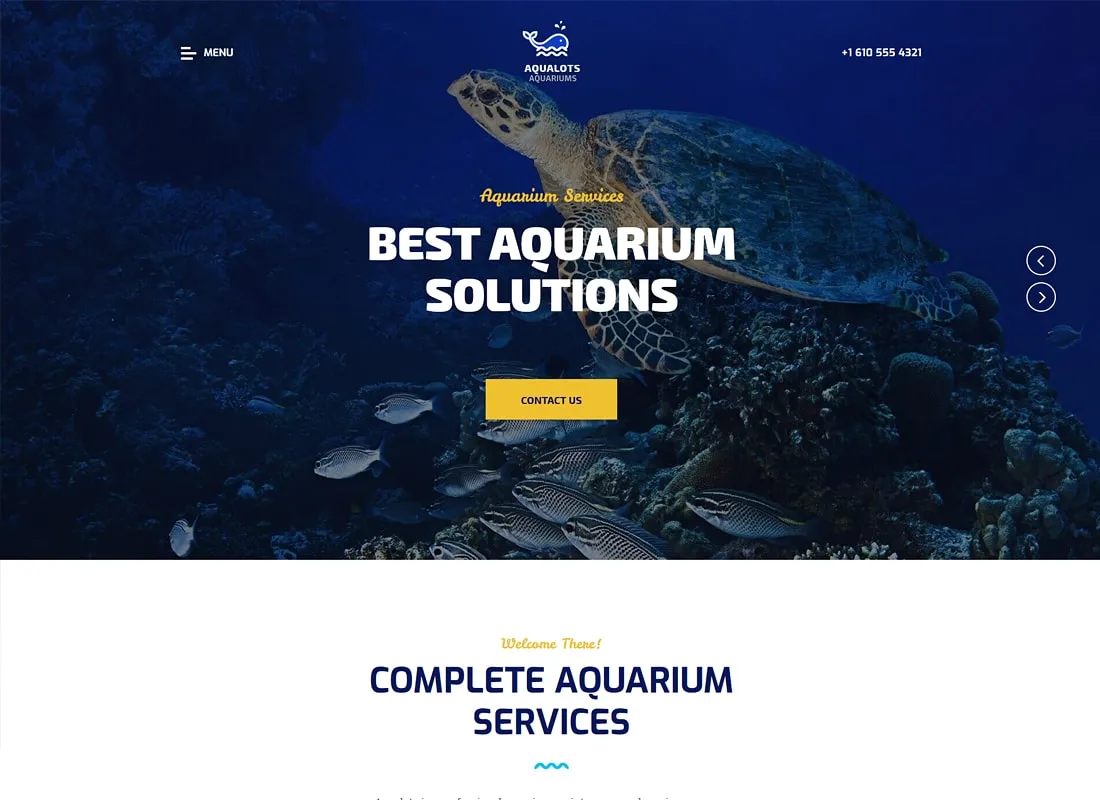 水上樂園 |水族館安裝和維護服務 WordPress 主題